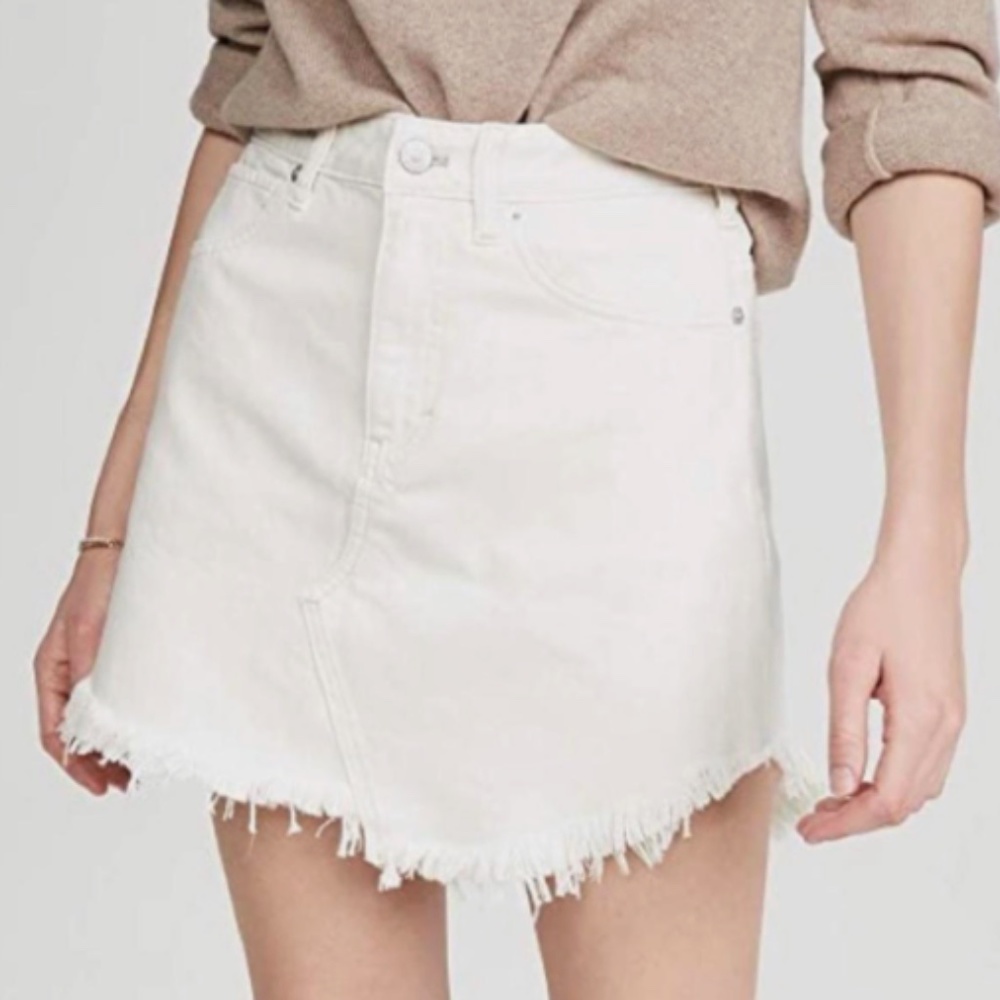 NWT Free People Bailey Raw Hem Skirt